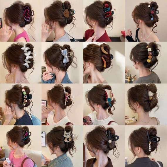 Premium Korean Hair Clips Claw